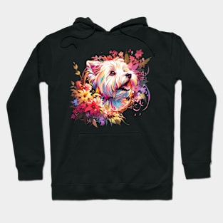 Dandie Dinmont Terrier Brightens Mothers Day - Unique Dog Mom Gift Hoodie